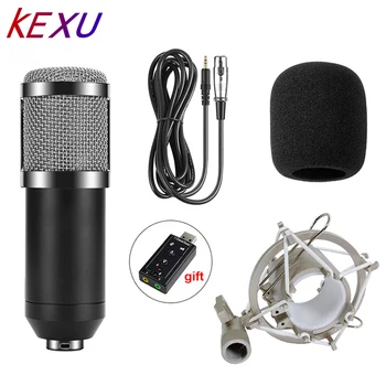 BM800 Professional Microphone Condenser Microphone for Video Recording Radio Studio Microphone for Computer with Shock Mount
BM800 Professional Microphone Condenser Microphone for Video Recording Radio Studio Microphone for Computer with Shock Mount