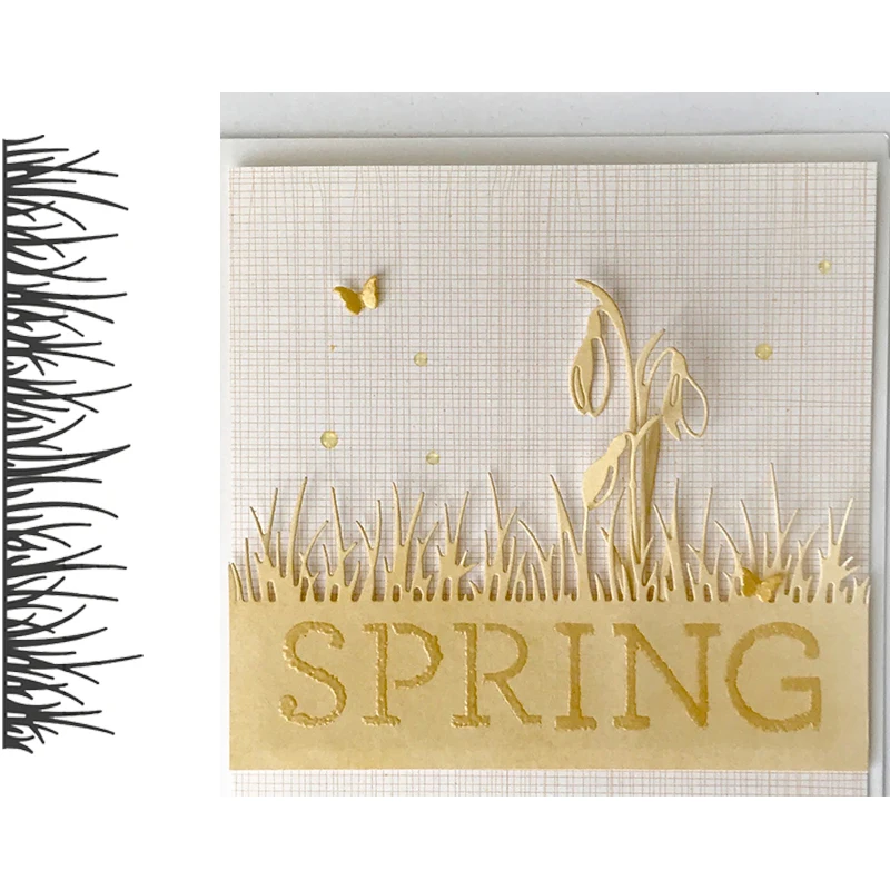 Meadow Nature Metal Cutting Dies Stamps Scrapbooking Stencil Embossing Paper Cut