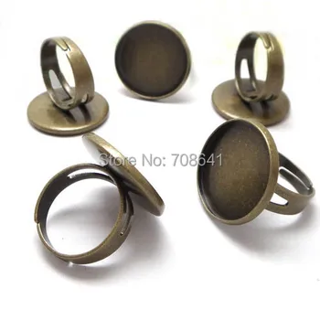 Blank Ring Bases with Round Bezel Tray Glass Cabochons Adjustable Men's Rings Settings DIY Jewelry Findings Antique Bronze tone
Blank Ring Bases with Round Bezel Tray Glass Cabochons Adjustable Men's Rings Settings DIY Jewelry Findings Antique Bronze tone