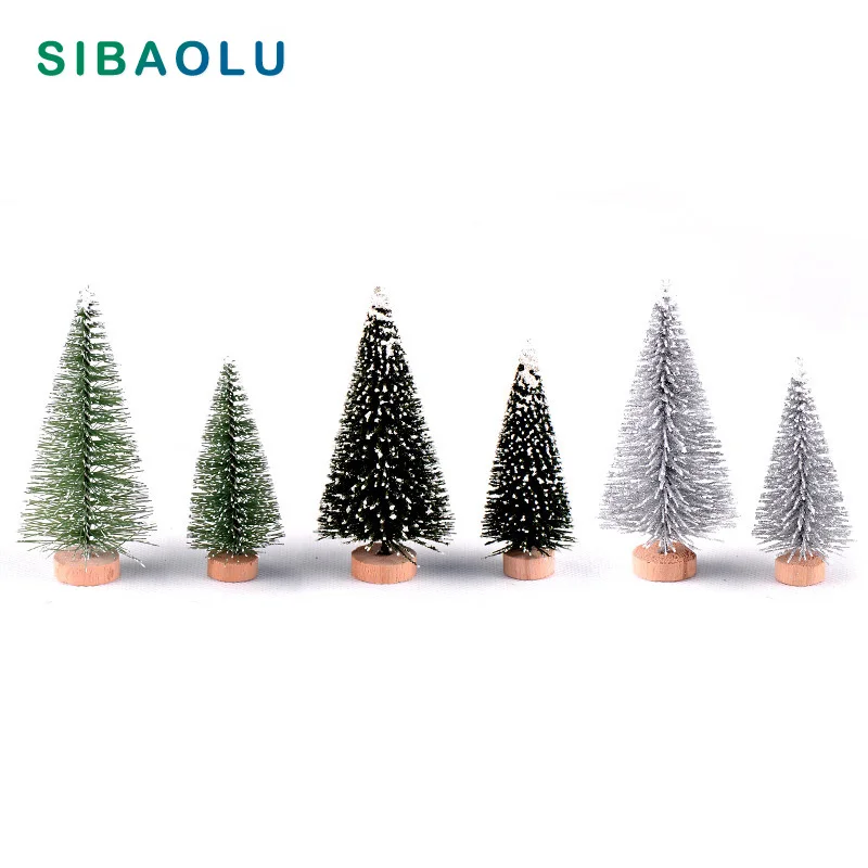 2pcs Simulation Winter Christmas Tree Decoration Figurine miniature fairy garden ornament building statue love gift craft toy
2pcs Simulation Winter Christmas Tree Decoration Figurine miniature fairy garden ornament building statue love gift craft toy