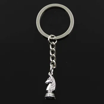Fashion 30mm Key Ring Metal Key Chain Keychain Jewelry Antique Bronze Silver Color Plated Chess Knight 20x8mm Pendant
Fashion 30mm Key Ring Metal Key Chain Keychain Jewelry Antique Bronze Silver Color Plated Chess Knight 20x8mm Pendant