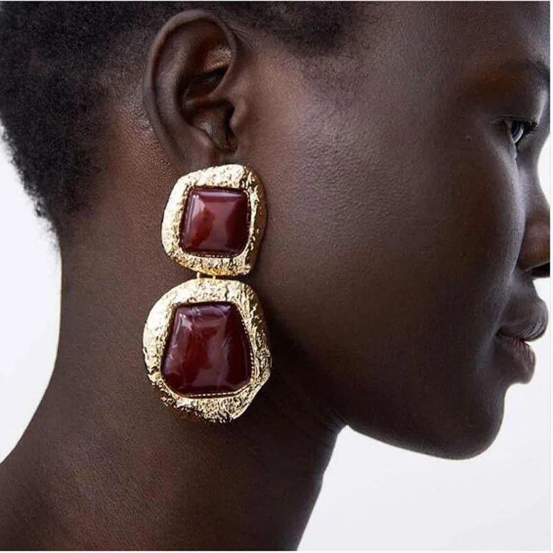 Best lady ZA Red Color Drop Dangle Earrings For Women Fashion Wedding Party Gifts Fashion Pendant Earring Charm Trendy Jewelry
Best lady ZA Red Color Drop Dangle Earrings For Women Fashion Wedding Party Gifts Fashion Pendant Earring Charm Trendy Jewelry