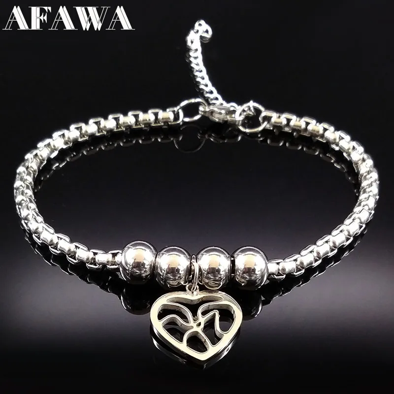 2019 Fashion Heart Love Stainless Steel Bracelets & Bangles for Women Silver Charm Bracelet Jewelry pulseira feminina B18002
2019 Fashion Heart Love Stainless Steel Bracelets & Bangles for Women Silver Charm Bracelet Jewelry pulseira feminina B18002
