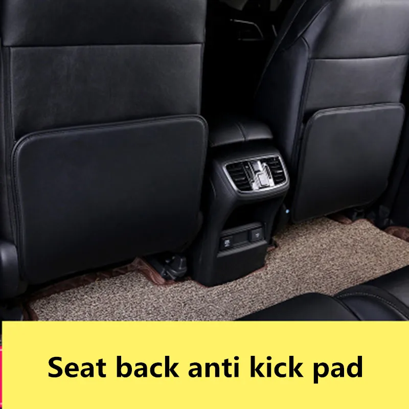 Leather Backseat Anti-kick pad Universal Solid Black Auto Front Seat Backrest Protector For Kids Children Car Accessories
Leather Backseat Anti-kick pad Universal Solid Black Auto Front Seat Backrest Protector For Kids Children Car Accessories