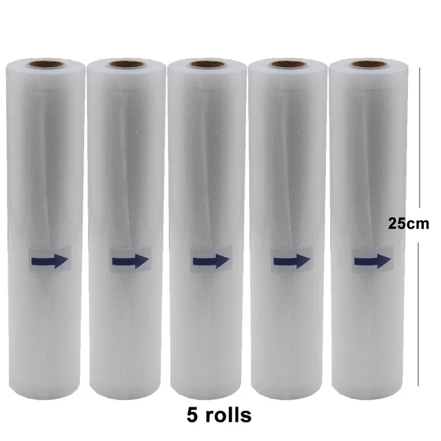 Home Kitchen Food Fresh Package Bag Vacuum Bag For Vacuum Sealer Storage Bags 5 lot/rolls 25cm*500cm
Home Kitchen Food Fresh Package Bag Vacuum Bag For Vacuum Sealer Storage Bags 5 lot/rolls 25cm*500cm
