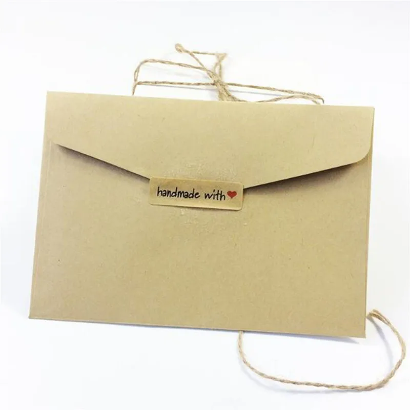 100 PCS/Lot "Hand made with heart"Kraft Paper Seal Stickers for Handmade Products DIY Bakery Package Label Adhesive Sticker
100 PCS/Lot "Hand made with heart"Kraft Paper Seal Stickers for Handmade Products DIY Bakery Package Label Adhesive Sticker