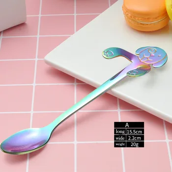 Cute Mini 304 Stainless Steel Dog Coffee Spoon Stirring Spoon Teaspoon Tea Spoon Dessert Spoon Long Handle Tableware Gold @Q
Cute Mini 304 Stainless Steel Dog Coffee Spoon Stirring Spoon Teaspoon Tea Spoon Dessert Spoon Long Handle Tableware Gold @Q