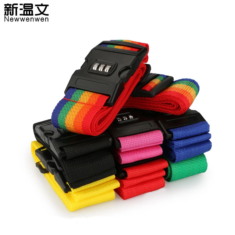 Luggage Strap Cross Belt Packing Adjustable Travel Suitcase Nylon 3 Digits Password Lock Buckle Strap Baggage Belts
Luggage Strap Cross Belt Packing Adjustable Travel Suitcase Nylon 3 Digits Password Lock Buckle Strap Baggage Belts