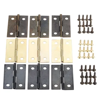 DRELD 10Pcs Antique Door Cabinet Hinges 4 Holes Furniture Jewelry Boxes Decorative Hinge Furniture Fittings with Screws 35*21mm
DRELD 10Pcs Antique Door Cabinet Hinges 4 Holes Furniture Jewelry Boxes Decorative Hinge Furniture Fittings with Screws 35*21mm