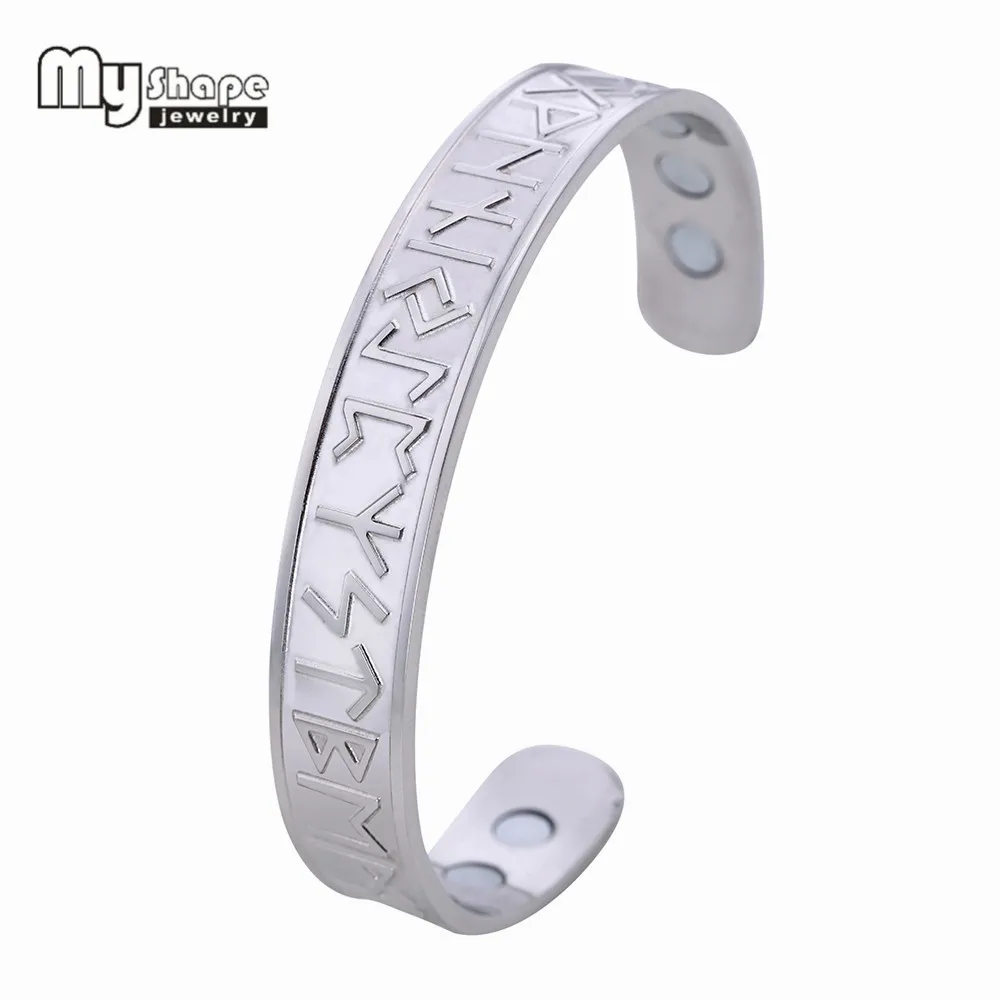My Shape Stainless Steel Viking Cuff Bangle Viking Bracelet Magnetic Bracelets Bangles for Women Jewelry
My Shape Stainless Steel Viking Cuff Bangle Viking Bracelet Magnetic Bracelets Bangles for Women Jewelry