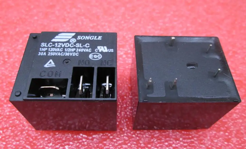 HOT NEW 12V relay SLC-12VDC-SL-C SLC-12VDC-SL SLC-12VDC SLC 12VDC 12V 30A 250VAC SONGLE DIP5
HOT NEW 12V relay SLC-12VDC-SL-C SLC-12VDC-SL SLC-12VDC SLC 12VDC 12V 30A 250VAC SONGLE DIP5