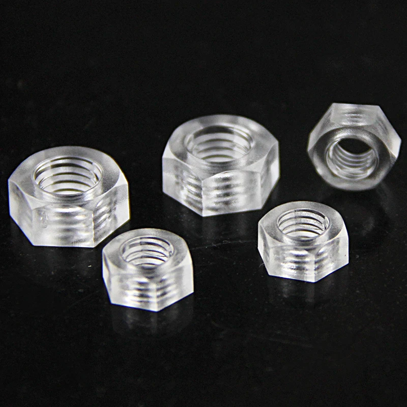 Hexagon Nut M2 M2.5 M3 M4 M5 M6 M8 Nylon Plastic Insulating Acrylic PC Transparent Nut 100pcs
Hexagon Nut M2 M2.5 M3 M4 M5 M6 M8 Nylon Plastic Insulating Acrylic PC Transparent Nut 100pcs
