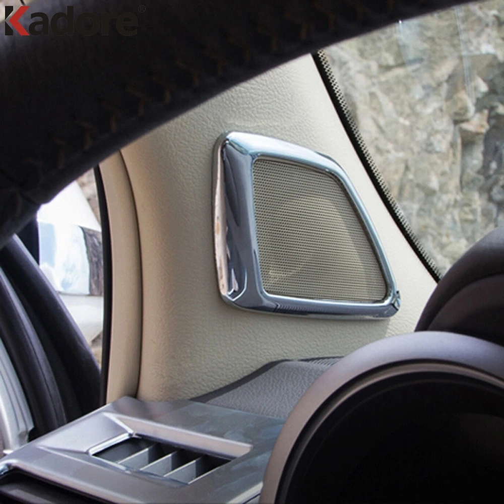 For Toyota Land Cruiser Prado FJ150 2014 2015 2016 ABS Chrome Car Front Inner Loudspeaker Frame Cover Trim Interior Accessories
For Toyota Land Cruiser Prado FJ150 2014 2015 2016 ABS Chrome Car Front Inner Loudspeaker Frame Cover Trim Interior Accessories