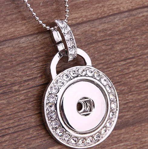 Colar Cmetal Round Pendant Necklace Charm Fit Chain Necklace 18/20mm Snap Buttons Xinnver Snap Buttons ZG010
Colar Cmetal Round Pendant Necklace Charm Fit Chain Necklace 18/20mm Snap Buttons Xinnver Snap Buttons ZG010