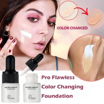 Change Color Liquid Foundation for Face Concealer Lasting Brighten Up Complexion Professional waterproof Base Makeup Cream
Change Color Liquid Foundation for Face Concealer Lasting Brighten Up Complexion Professional waterproof Base Makeup Cream