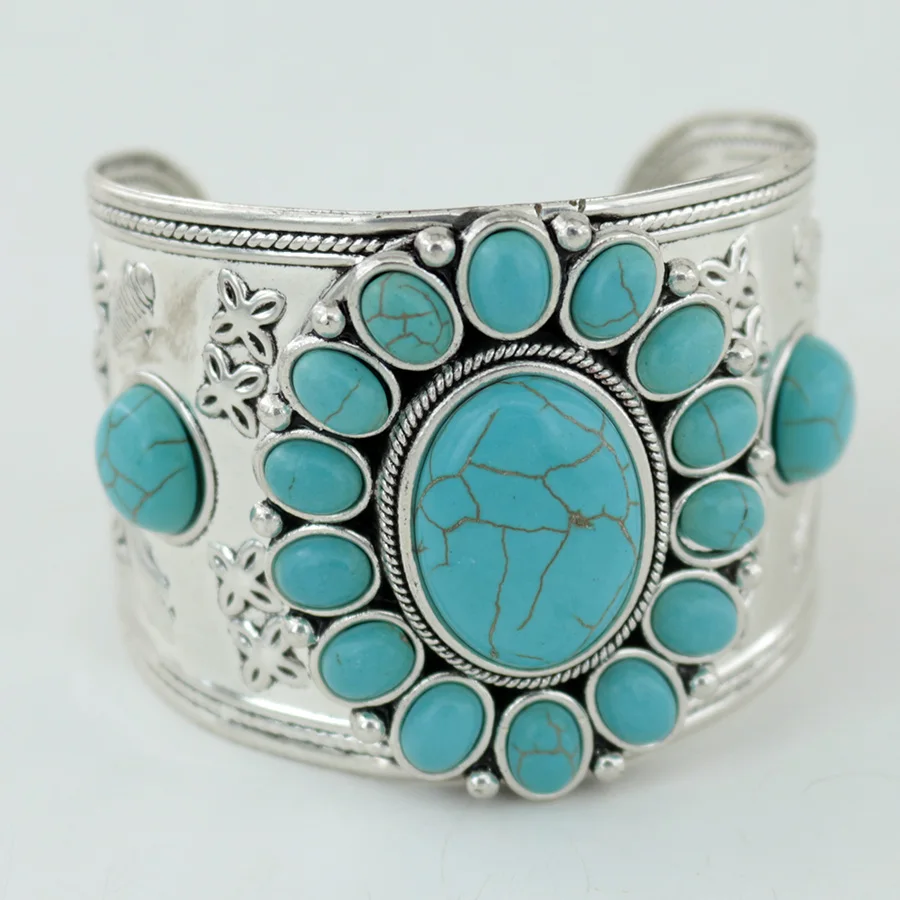 JIANXI Hot sale Bohemian Vintage green stone Bracelets&Bangles for Women men Silver color statement Stones Jewelry Gift
JIANXI Hot sale Bohemian Vintage green stone Bracelets&Bangles for Women men Silver color statement Stones Jewelry Gift