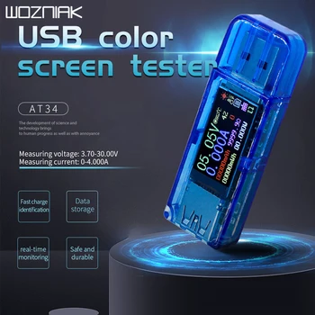 AT34 USB 3.0 Color LCD Voltage Current Tester LCD Display USB Charger Tester Power Meter Mobile Battery Detector 
AT34 USB 3.0 Color LCD Voltage Current Tester LCD Display USB Charger Tester Power Meter Mobile Battery Detector