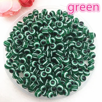 50pcs 6mm 8mm 8x10mm New Jewelry Green Resin Spacer Beads Ball Mixed Evil Eye Pattern Beads for Jewelry Making DIY Bracelet
50pcs 6mm 8mm 8x10mm New Jewelry Green Resin Spacer Beads Ball Mixed Evil Eye Pattern Beads for Jewelry Making DIY Bracelet