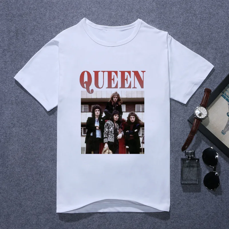 Freddie Mercury The Queen Band T-Shirt Mens Hip Hop Rock Hipster T Shirt Casual Tshirts Harajuku Top Tees S-XXXL Streetwear
Freddie Mercury The Queen Band T-Shirt Mens Hip Hop Rock Hipster T Shirt Casual Tshirts Harajuku Top Tees S-XXXL Streetwear
