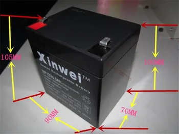 Storage Batteries 12V 4.5Ah lead acid rechargeable battery UPS Electricity back-up power electric door solid control equipment
Storage Batteries 12V 4.5Ah lead acid rechargeable battery UPS Electricity back-up power electric door solid control equipment