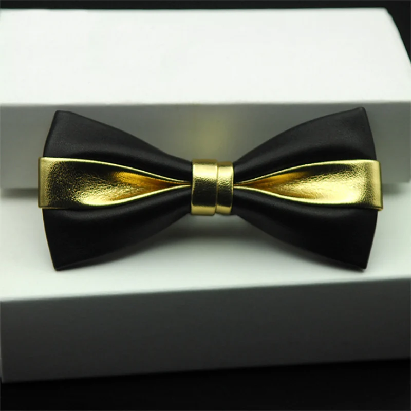 Doux Fashion Pu Leather Men Patchwork Bow Tie Female Necktie Red Gold Silver Adult Cravate Homme Wedding Party Bow Ties For Men
Doux Fashion Pu Leather Men Patchwork Bow Tie Female Necktie Red Gold Silver Adult Cravate Homme Wedding Party Bow Ties For Men