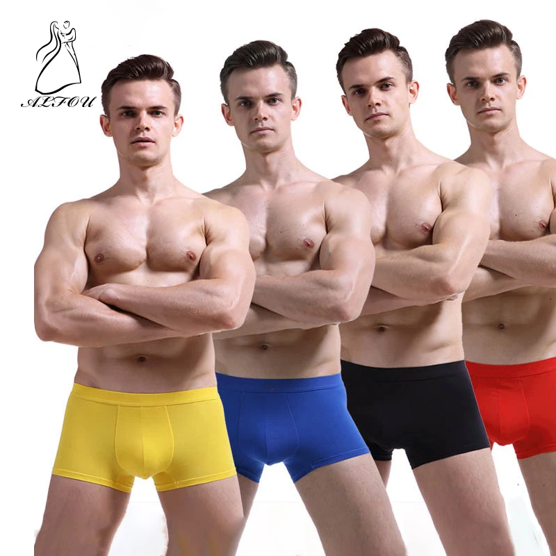 ALFOU Men's Boxers Underwear Cotton Underpants Male Pure Men Panties Shorts Mens Shorts Cotton Solid Cuecas U Convex Pouch
ALFOU Men's Boxers Underwear Cotton Underpants Male Pure Men Panties Shorts Mens Shorts Cotton Solid Cuecas U Convex Pouch