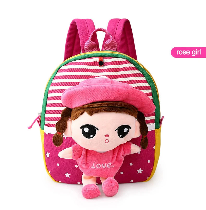 Korean Style Children Toddler Cartoon Stuffed Plush Backpacks baby girls boys cute toys schoolbag backpack (20)