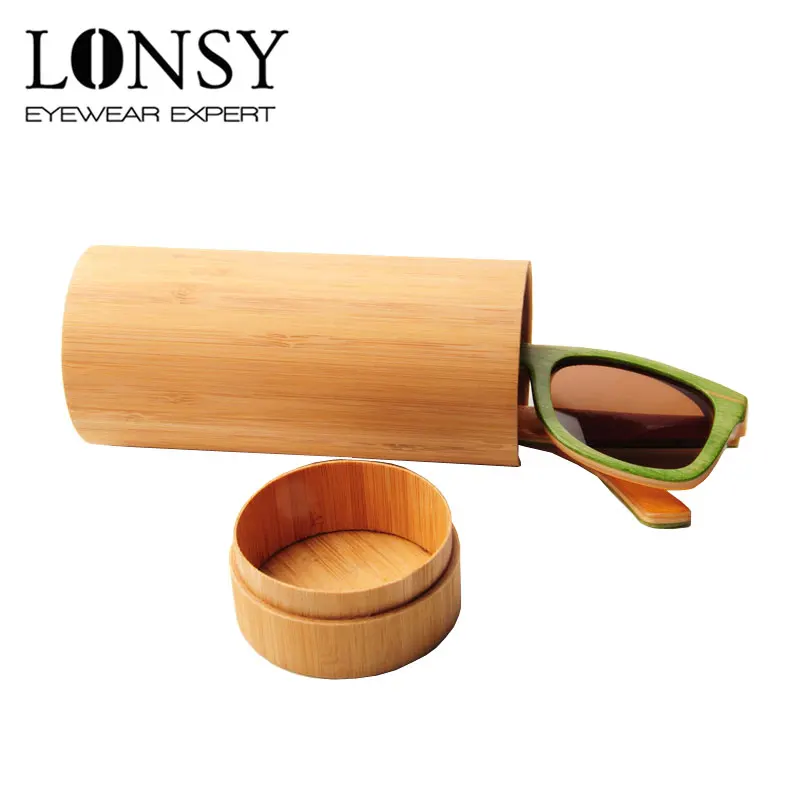 LONSY Fashion 100/% Handmade Round Bamboo Sunglasses Case Bamboo Glasses Case Bamboo Glasses Box Wood Case For Glasses LS003
LONSY Fashion 100/% Handmade Round Bamboo Sunglasses Case Bamboo Glasses Case Bamboo Glasses Box Wood Case For Glasses LS003