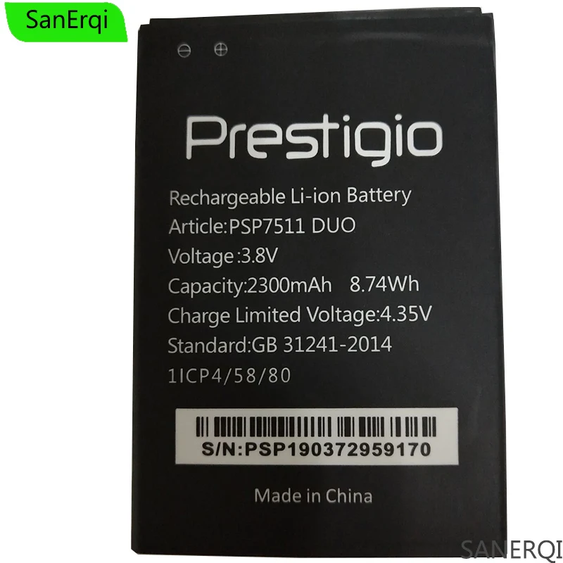 For Prestigio Muze B7 PSP7511 / PSP3512 DUO Battery 2300mAh PSP7511 Baterij PSP 7511 DUO High Quality
For Prestigio Muze B7 PSP7511 / PSP3512 DUO Battery 2300mAh PSP7511 Baterij PSP 7511 DUO High Quality