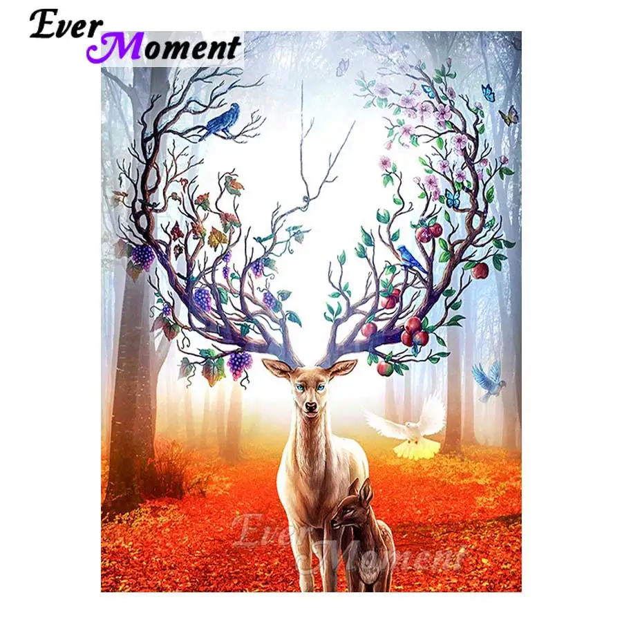 Ever Moment Diamond Painting Deer 5D DIY Full Drill Square Mosaic Diamond Embroidery Home Decorations Gift ASF1258
Ever Moment Diamond Painting Deer 5D DIY Full Drill Square Mosaic Diamond Embroidery Home Decorations Gift ASF1258