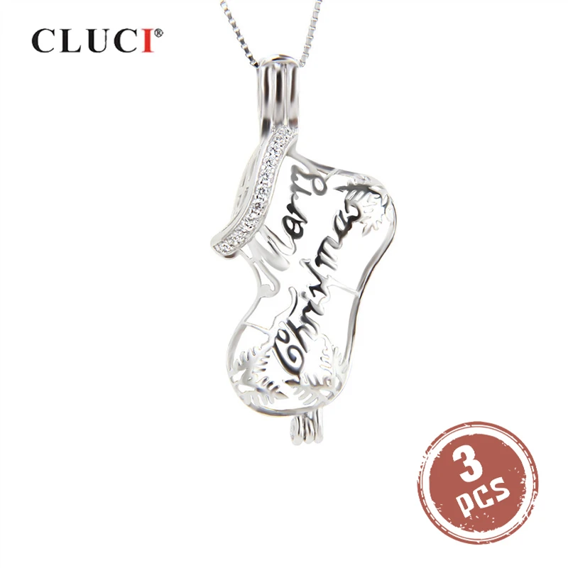 CLUCI 3pcs 925 Sterling Silver Christmas Stocking Socks Gift for Women Candy Hanging Bag Shaped Pearl Locket Silver 925 SC163SB
CLUCI 3pcs 925 Sterling Silver Christmas Stocking Socks Gift for Women Candy Hanging Bag Shaped Pearl Locket Silver 925 SC163SB