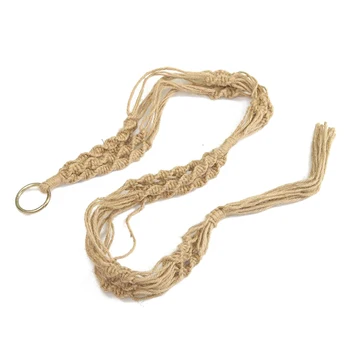 Hot Sale Beige Double Macrame Plant Hanger 2 Tiers Hanging Planter Pot Holder 120cm
Hot Sale Beige Double Macrame Plant Hanger 2 Tiers Hanging Planter Pot Holder 120cm