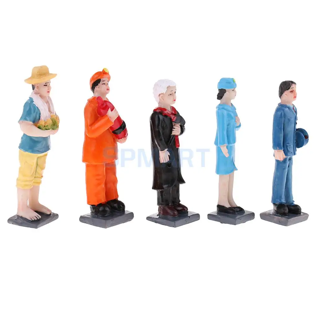 DIY Sand Resin Profession Character Statues Action Figure Decorative Figurine Layout
