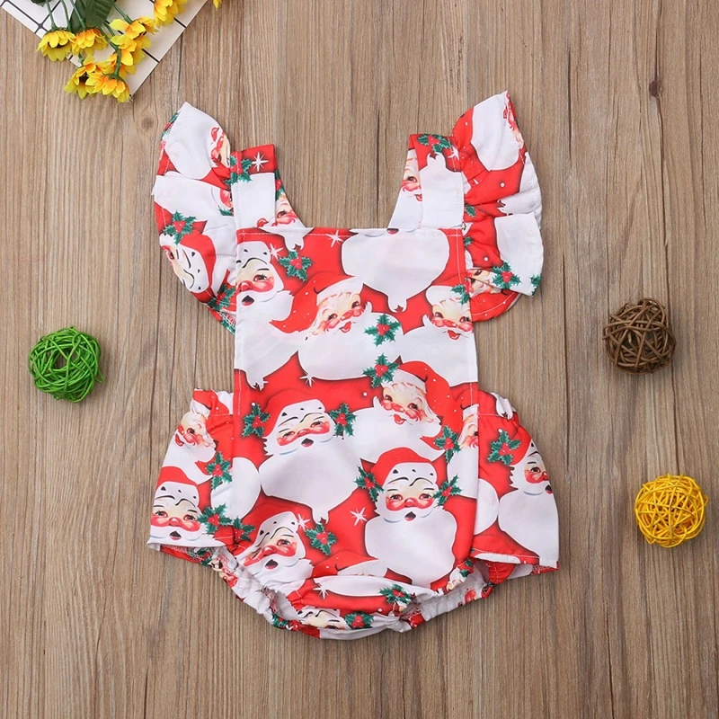 0-4 Years Newborn Kids Body Baby Girls Christmas Santa Printed Flying Sleeve Bodysuit Xmas Outfit Clothes
0-4 Years Newborn Kids Body Baby Girls Christmas Santa Printed Flying Sleeve Bodysuit Xmas Outfit Clothes