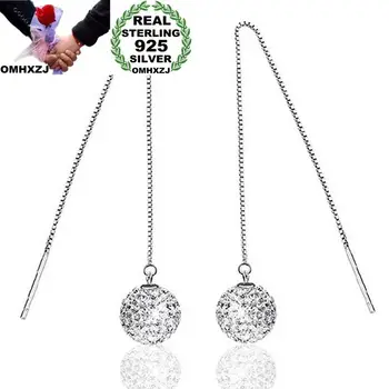OMHXZJ Wholesale Personality Fashion Woman Girl Party Wedding White AAA Zircon Balls 925 Sterling Silver Earrings Ear Line YE316
OMHXZJ Wholesale Personality Fashion Woman Girl Party Wedding White AAA Zircon Balls 925 Sterling Silver Earrings Ear Line YE316