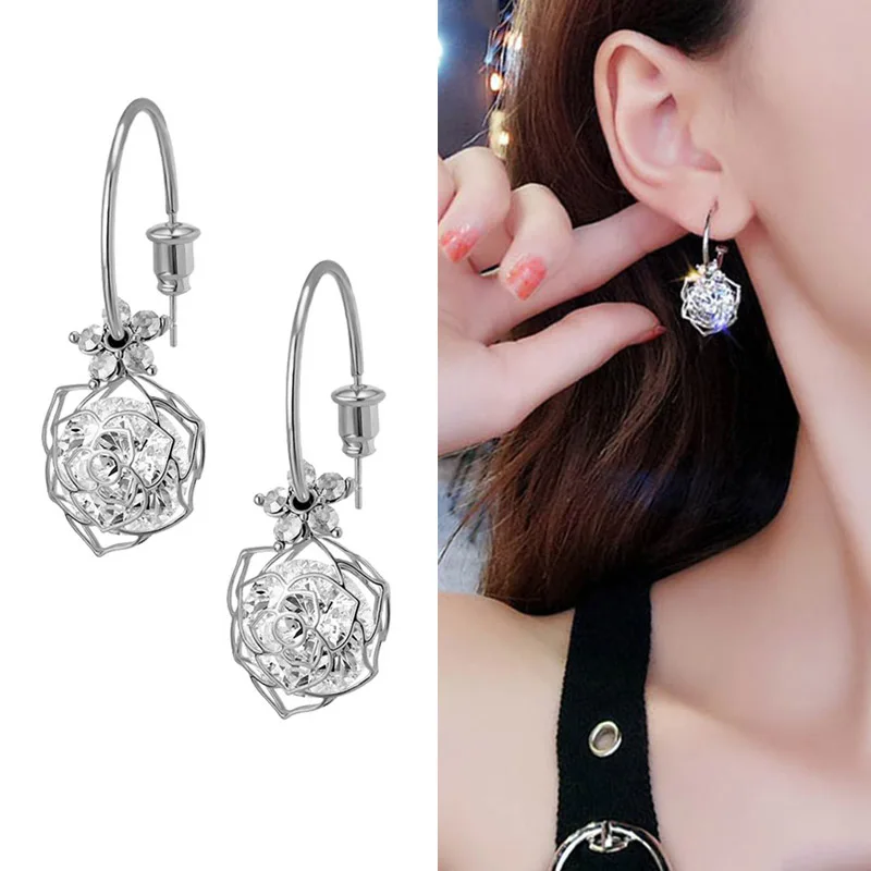 Europe and America exaggerated rhinestone flower temperament long earrings ladies show exaggerated earrings
Europe and America exaggerated rhinestone flower temperament long earrings ladies show exaggerated earrings