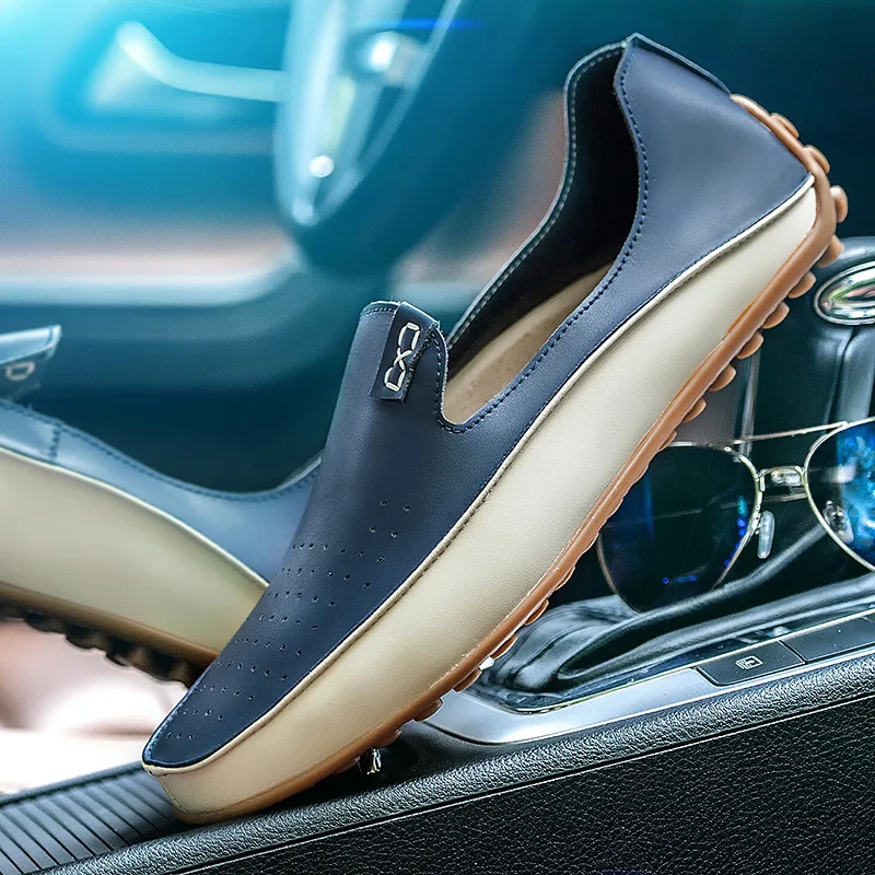 Brand Summer Causal Shoes Men Loafers Genuine Leather Moccasins Men Driving Shoes High Quality Flats For Man Plus size
Brand Summer Causal Shoes Men Loafers Genuine Leather Moccasins Men Driving Shoes High Quality Flats For Man Plus size