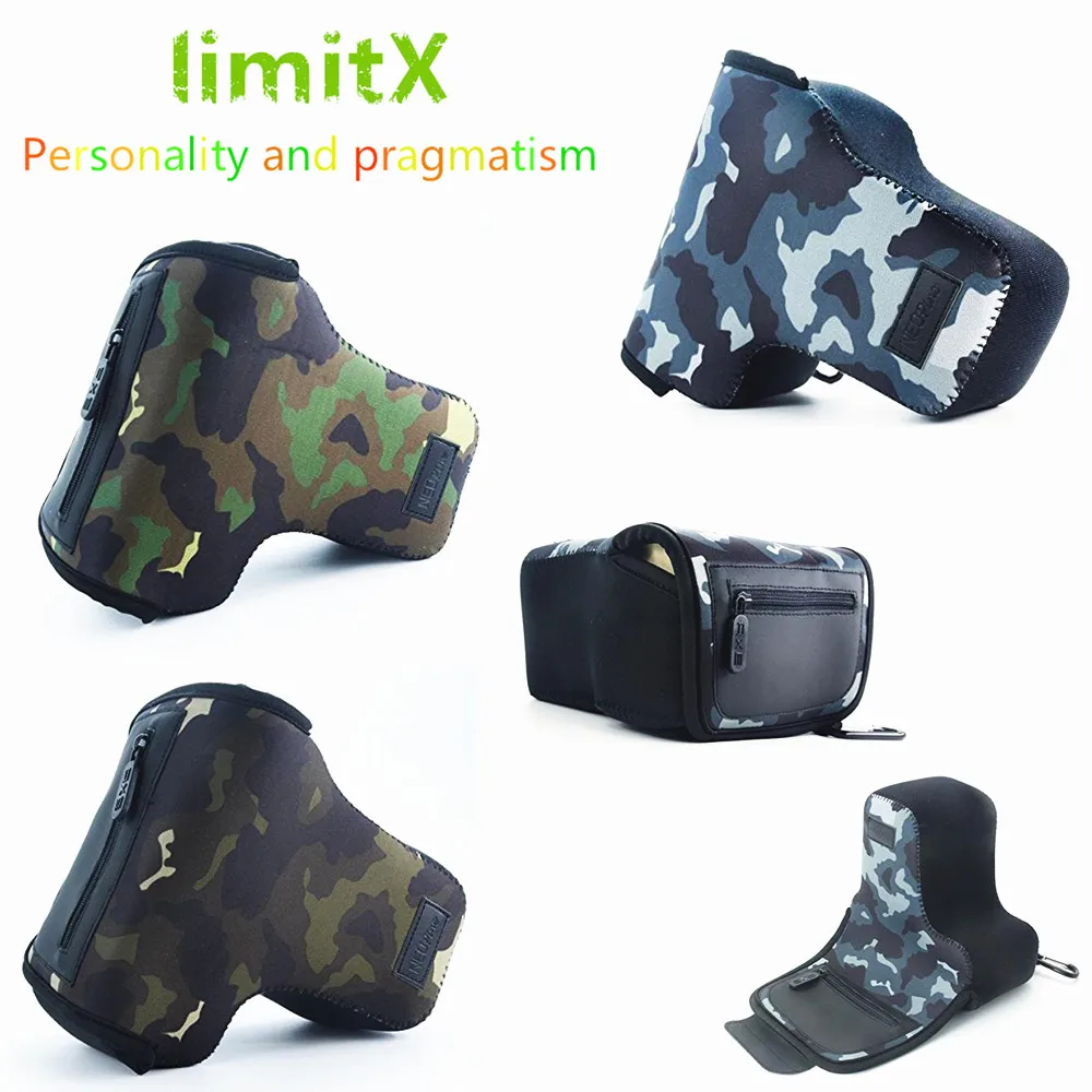 Camouflage Camera Case Cover Bag for Nikon D3500 D3400 D3300 D3200 D5600 D5500 D5300 D5200 18-55mm Sony Alpha A7R 24-70mm lens
Camouflage Camera Case Cover Bag for Nikon D3500 D3400 D3300 D3200 D5600 D5500 D5300 D5200 18-55mm Sony Alpha A7R 24-70mm lens