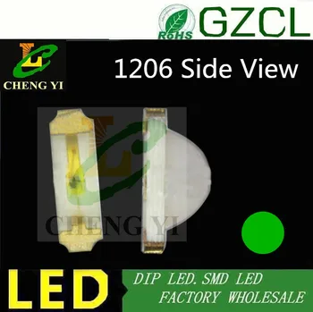 (CE&Rosh)Side view emitting surface mount 1206 Chip smd led Pure Green 1204 light diode
(CE&Rosh)Side view emitting surface mount 1206 Chip smd led Pure Green 1204 light diode
