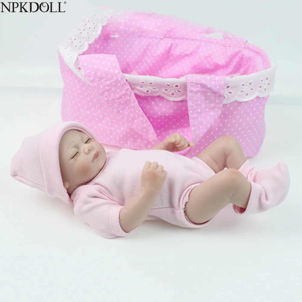 NPKDOLL Mini Doll Reborn Handmade Full Body Vinyl Silicone Baby Doll 10inch 25CM Bebe Reborn Toys For Girls Birthday Gift
NPKDOLL Mini Doll Reborn Handmade Full Body Vinyl Silicone Baby Doll 10inch 25CM Bebe Reborn Toys For Girls Birthday Gift