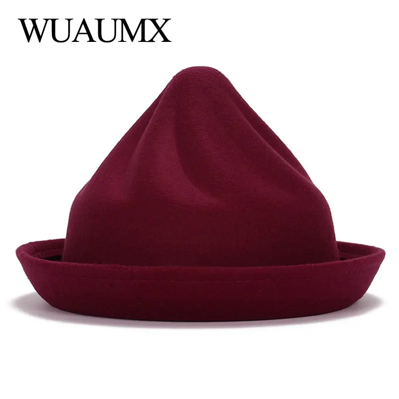 Wuaumx Fashion Autumn Winter Fedoras For Women Ladies Cute Felt Hat For Girls The Shape Of Ice Cream Female'S Fedora Hat 6 Color
Wuaumx Fashion Autumn Winter Fedoras For Women Ladies Cute Felt Hat For Girls The Shape Of Ice Cream Female'S Fedora Hat 6 Color