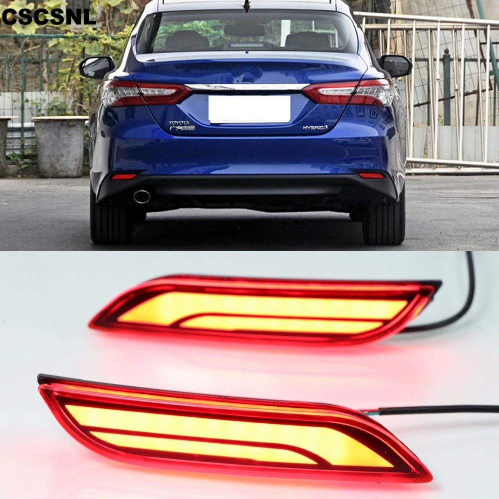 CSCSNL 2Pcs For Toyota Camry 2018 2019 Multi-functions Car Tail Light LED Rear Fog Lamp Bumper Light Brake Light Reflector lamp
CSCSNL 2Pcs For Toyota Camry 2018 2019 Multi-functions Car Tail Light LED Rear Fog Lamp Bumper Light Brake Light Reflector lamp