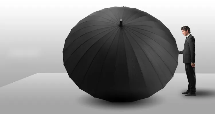 Hot sell Creative long handle outdoor 24 Rib straight 24K umbrella large golf umbrellas two or three people compact umbrellas
Hot sell Creative long handle outdoor 24 Rib straight 24K umbrella large golf umbrellas two or three people compact umbrellas