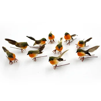 10Pcs Robin Bird Christmas Tree Decoration Craft Very Cute Artificial Feather Bird Xmas Tree Decor Craft Home Doves Ornament
10Pcs Robin Bird Christmas Tree Decoration Craft Very Cute Artificial Feather Bird Xmas Tree Decor Craft Home Doves Ornament