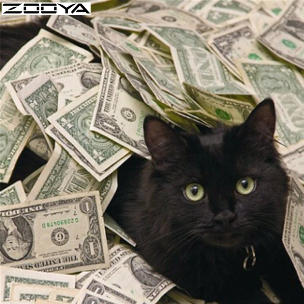 ZOOYA DIY Diamond Painting Rhinestone Decorative Painting Stickers Mosaic Cross Stitch pattern Diamond Embroidery Black Cat F969
ZOOYA DIY Diamond Painting Rhinestone Decorative Painting Stickers Mosaic Cross Stitch pattern Diamond Embroidery Black Cat F969