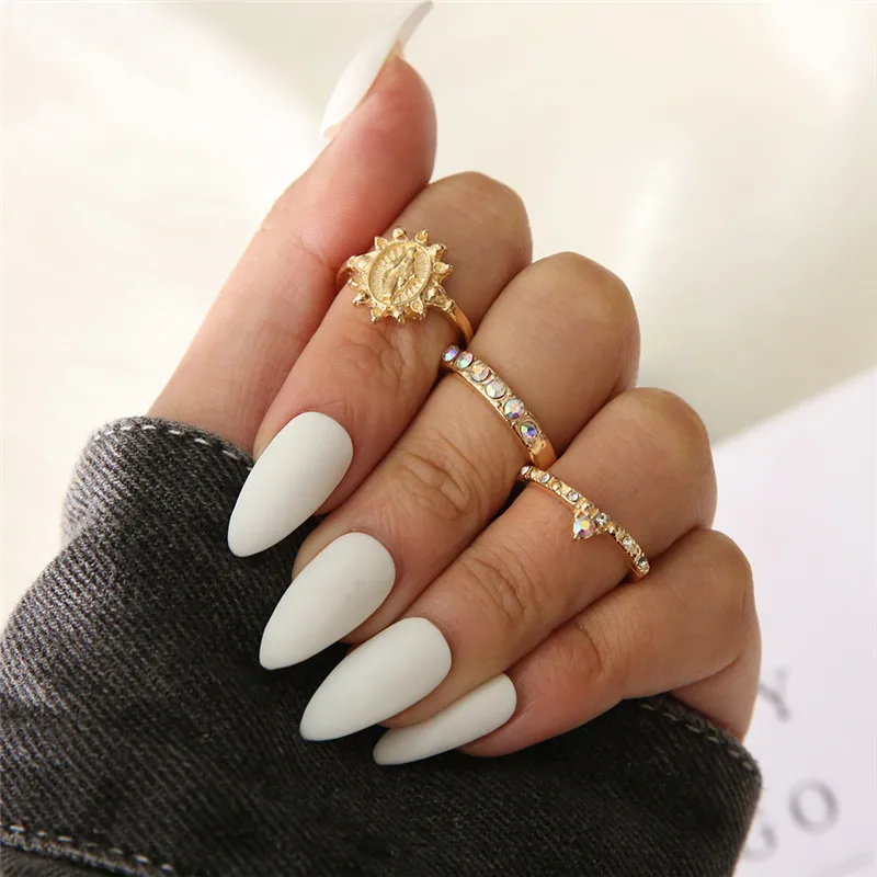 Miss JQ 3 Pcs/set CZ Crystal Midi Rings for Women Virgin Mary Round Rings For Women Statement Rings Sets Jewelry Gifts Anillos
Miss JQ 3 Pcs/set CZ Crystal Midi Rings for Women Virgin Mary Round Rings For Women Statement Rings Sets Jewelry Gifts Anillos