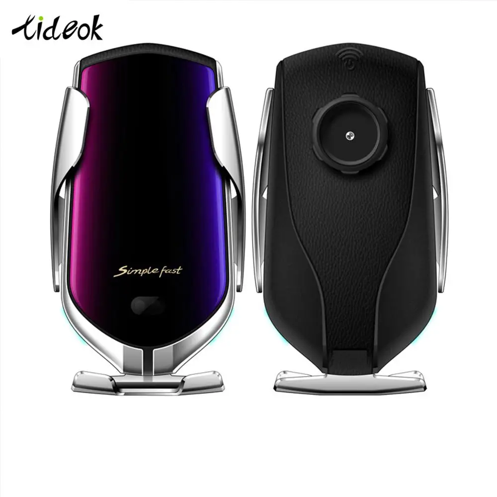 Automatic Clamping Wireless Charging Car Phone Holder for Car Vents iPhone Xs Max XR Huawei Samsung Fast Charging
Automatic Clamping Wireless Charging Car Phone Holder for Car Vents iPhone Xs Max XR Huawei Samsung Fast Charging