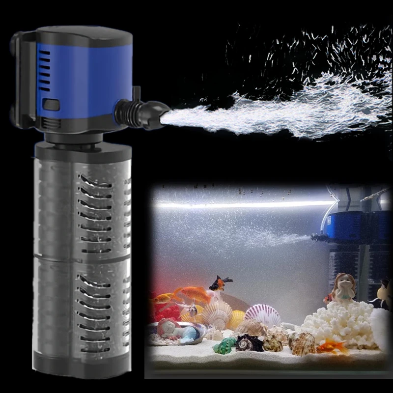 Silent High Flow Internal Aquarium Filter Water Pump 3 In 1 Function Submersible Fish Tank Pump Water Wave Surf Aerator Filter
Silent High Flow Internal Aquarium Filter Water Pump 3 In 1 Function Submersible Fish Tank Pump Water Wave Surf Aerator Filter