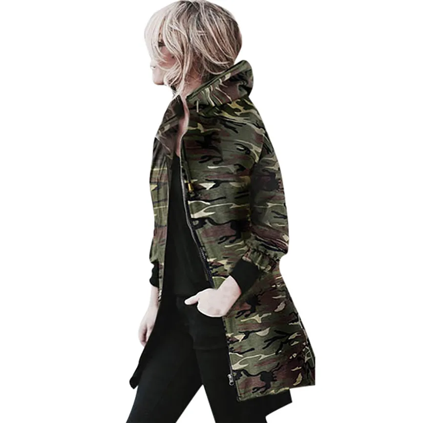 Women's Hooded Jackets Cut Female Wind Winter Warm Oversize Long Sleeve Coat Windbreaker Woman Camouflage Outwear Long Coat
Women's Hooded Jackets Cut Female Wind Winter Warm Oversize Long Sleeve Coat Windbreaker Woman Camouflage Outwear Long Coat