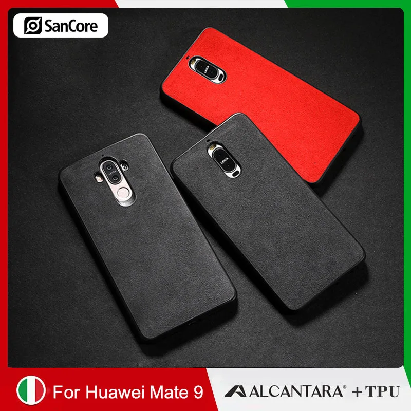 SanCore чехол для телефона кожаный TPU + ALCANTARA Huawei Mate 9 PRO Бизнес человек ТПУ роскошный